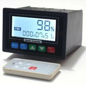 DC 10-55V 50A LCD PWM DC Motor Speed Controller Timing Reversible Remote Control