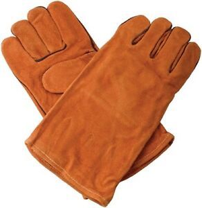 Shark Industries Brown Leather Welding Gloves