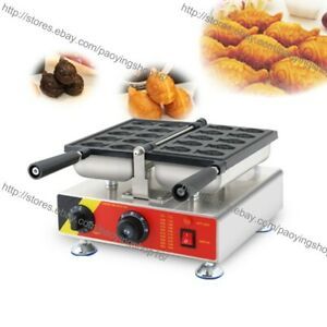 Commercial Nonstick Electric 10pcs Mini Small Taiyaki Maker Machine Baker Iron