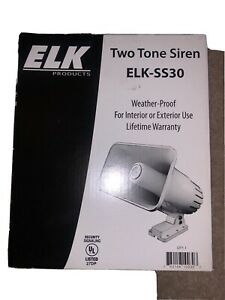 ELK-SS30 Indoor/Outdoor Siren 122 DB 12VDC