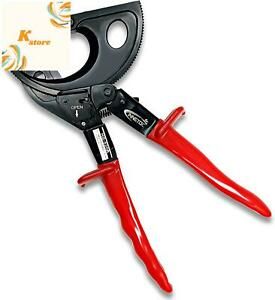 Aluminum Copper Ratchet Cable Cutters,Wire Cutters for Cutting electrical wire a