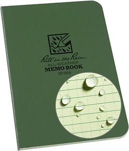 Rite  in  the  Rain  Weatherproof  Soft  Cover  Pocket  Notebook ,  3  1 / 2 &#034;