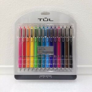 TUL Limited Edition Gel Pens, Med 0.7mm Assorted Candy Ink Colors -14 Pack
