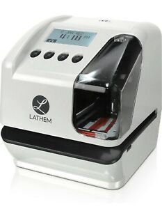Lathem LT5000 Electronic Multi-Line Time, Date and Numbering Document Stamp