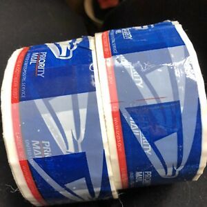 2 rolls  3/4 full 1997 USPS PRIORITY MAIL Packing / Shipping TAPE LABEL