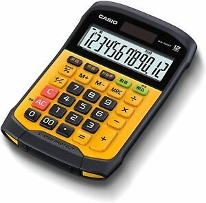 Casio Waterproof / Dustproof Calculator Mini Just Type 12 Digits WM-32 Minijust