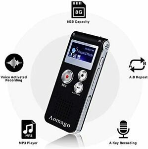 Digital Voice Recorder Voice Activated Recorder for Lectures, Meetings, Intervie