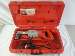 VTG Milwaukee 1001-1 Heavy-Duty 1/2” 120 V Corded Right Angle Drill Plastic Case