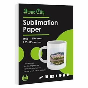 Sublimation Paper 110 Sheets 8.5x11 for Heat Transfer DIY Gift Compatible with I