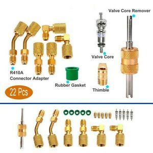 Adapter R410A HVAC Kit Mini Split System Tools Vacuum Port Air Conditioning