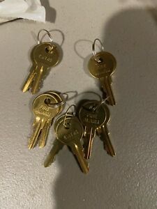 LOT OF 10 CAT 45 FIRE ALARM KEYS Free Shipping