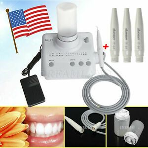 SKE Liquid Dose Dental Ultrasonic Scaler Fit DTE Satelec+4*Handpiecs detachable