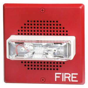 EATON CN115801 Speaker,Red,Indoor,93dB,0.22A,8W,24VDC