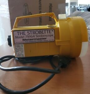Strobette Model 75964 Stroboscope Strobe Light 0-6,200 flashes/min TESTED