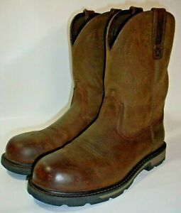Ariat Work Men&#039;s US 10.5D Groundbreaker Steel Toe EH Pull-On Boots