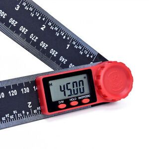 Digital Electronic Angle Finder 8&#034; 200mm Protractor Ruler Measure Ruler Tool US