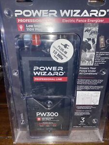 Power Wizard PW300 Electric Fence Charger Energizer 10 Mile 110V Low Impedance