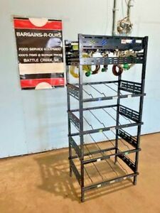 &#034; McCann&#039;s &#034; HD COMMERCIAL &#034;BAG-IN-BOX&#034; RACK, WITH 8 &#034;FLOJET&#034; PUMPS, GAUGE
