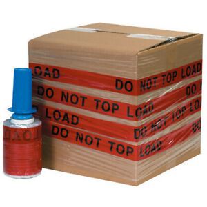 5&#034; x 80 Gauge x 500&#039; &#034;DO NOT TOP LOAD&#034; Goodwrappers® Identi-Wrap - 6 Pieces