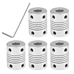 5PCS Flexible Couplings 5mm to 8mm NEMA 17 Shaft Coupler for Creality CR-10/10S