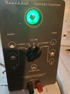Nice Heathkit CT-1 Capaci-Tester Capacitor Checker-Leakage Tester. WORKS ! CT1