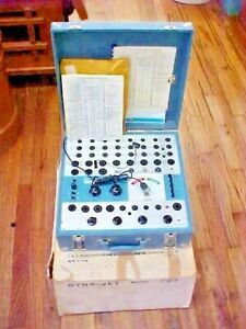 B&amp;K Dyna-Jet Model 707 Precision Dynamic Vacuum Tube Tester In Box Looks New