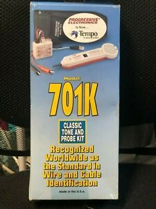 Tempo Progressive Electronics Model 701K Professional Tone and Probe Kit w/ Case