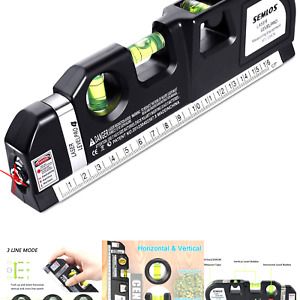Semlos Multipurpose Laser Level for Picture Hanging, Spirit Levels Line Laser...
