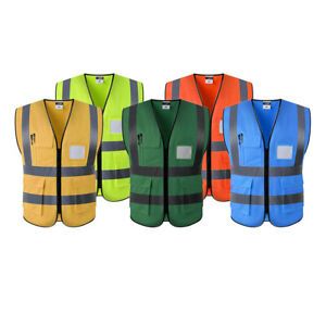 High Visibility Safety Vest, Neon, 3 Sizes 5 Colors for Choose