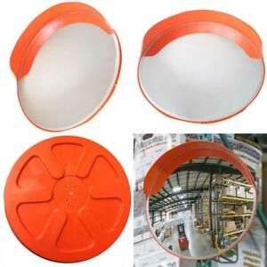24 in. round convex safety mirror with shatter resistant lens for indoor or ou