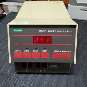 Bio Rad Model 200/2.0 Electrophoresis Power Supply  FREE SHIPPING