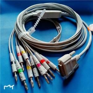 EDAN SE-1/SE-3/SE-601A EKG Machine the One-piece 10 lead ECG cable