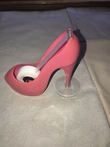Scotch Pink Magic Tape High Heel Shoe Dispenser Breast Cancer