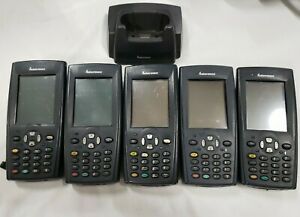 Lot of 5 Intermec Model 700C Barcode Scanner Pocket PC W/ Battery &amp; Charger