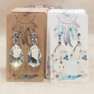 50pc Dreamcatcher Package Tag Card Thank You Cards Jewelry Packaging Card Holder