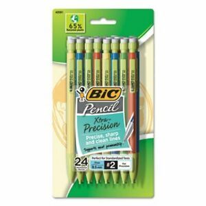 Bic Mechanical Pencil, 0.7 mm, #2.5, Black Lead, 24/Pack (BICMPEP241)