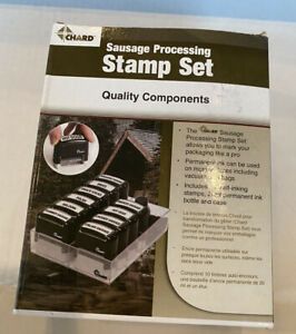 CHARD SAUSAGE PROCESSING STAMP SET*NEW*