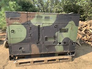 60KW Generator John Deere Military 110-240 Phase 1 &amp; 3, Diesel MEP-806B