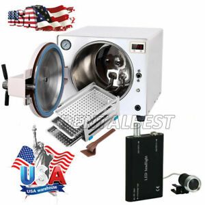 18L Dental Autoclave Steam Sterilizer Medical Sterilization With LED Headlight