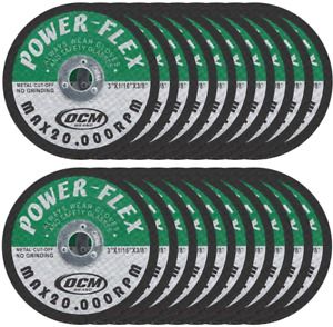 20 Pack - Cut Off Wheels 3 Inch x 1/16 Inch x 3/8 Inch - For Cutting All Steel