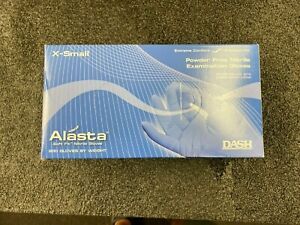 Dash Medical Alasta Soft Fit Nitrile Blue Exam Gloves - Size: extra small 200ct