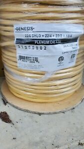 Genesis Access Control Wire 22/6 SHLD 18/4 22/4 22/2 Yellow 500Ft