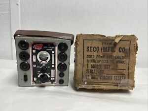 Vintage Seco VT Grid Circuit Tester Model GCT-5 Tests Vacuum Tube Tube Amp Grids