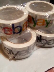 6 Rolls Official eBay Branded Tape Packing Shipping Supplies. 2&#034;x75 yards each