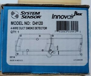 System Sensor D4120 - Universal 4 Wire Photoelectric Smoke Detector NIB