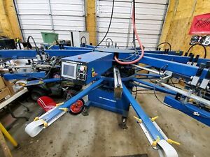 M &amp; R commercial screen printing equipment used