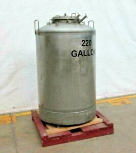 170 Gal Stainless Steel Holding Tank 36&#034;dia X 50&#034; Straight Side