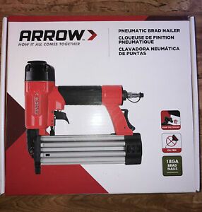 Arrow Fastener PT18G 120 psi 18 ga. Red Pneumatic Brad Nailer 10 L x 2 W inch!