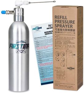 FIRSTINFO Aluminum Can Pneumatic/Manual Refillable Fluid/Oil Pressure Storage