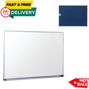 Dry Erase Board 48&#034; x 36&#034; Office Whiteboard Satin-Finished Aluminum Frame NEW